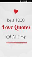 1000 Love Quotes Affiche