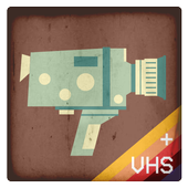 Vintage Retro Camera + VHS icon