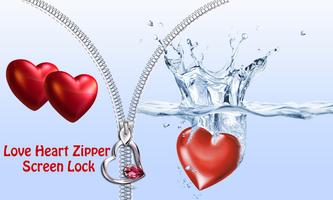 Coeur d'amour Zipper l'écran capture d'écran 1