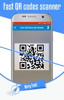 Fast QR Scanner: Barcode Reader & QR Scanner الملصق