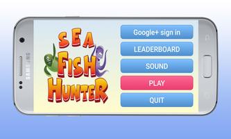 Sea Fish Hunter For Kids Affiche