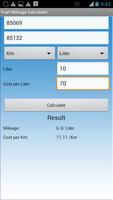 Poster Fuel Mileage Calculator