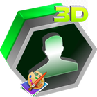 3D Contacts List icono