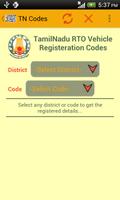 TN Vehicle Reg. Codes poster