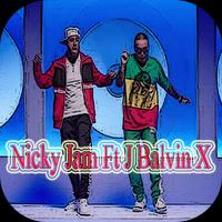 Nicky Jam Ft J Balvin - X (Equis) Affiche