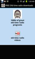 FREE Old time radio downloads Cartaz