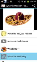 Dynamic Mexican Food Recipes plakat