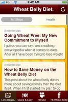 Wheat Belly Diet Tips. Affiche