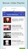 Audio Coran Abdul Basit capture d'écran 3