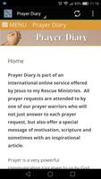 Prayer Diary Affiche