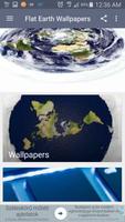 Flat Earth Wallpaper App Affiche