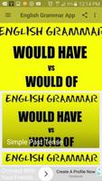 English Grammar App Affiche