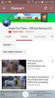 Dog Rescue Videos App capture d'écran 1