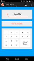 برنامه‌نما Hex Color Picker عکس از صفحه