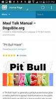 Maul Talk Manual: DogsBite.org capture d'écran 2