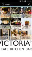 VICTORIA'S Cafe Kitchen Bar Affiche