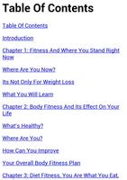 Fitness The Guide Screenshot 1