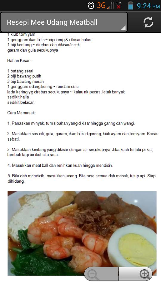 Resepi Mee Udang For Android Apk Download
