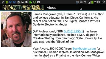 Author Jim Musgrave screenshot 1