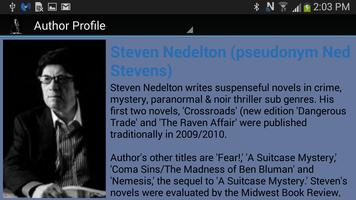 Author Steven Nedelton स्क्रीनशॉट 1