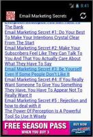 Email Marketing Secrets FREE скриншот 1