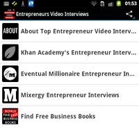 Entrepreneur Video Interviews Cartaz