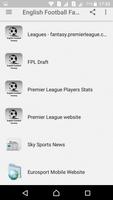 EPL Fantasy news, tips and sco الملصق