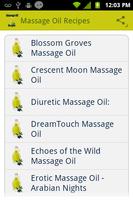 Massage Oil Recipes โปสเตอร์