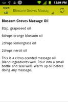 Massage Oil Recipes screenshot 1