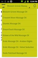 Massage Oil Recipes capture d'écran 2