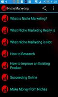 Niche Marketing poster