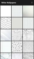 White Wallpapers Affiche