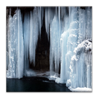 Frozen Waterfall Wallpaper icône