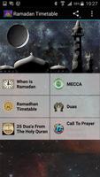 Ramadan Timetable Affiche