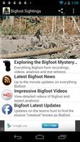 Poster Bigfoot Sightings