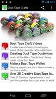 Duct Tape Crafts الملصق