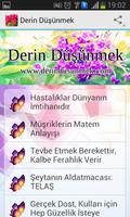 Derin Düşünmek Plakat