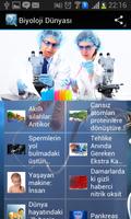 Biyoloji dünyası poster