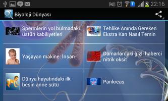 Biyoloji dünyası capture d'écran 2