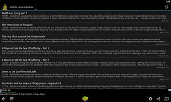 Buddhist Lectures Podcast capture d'écran 1