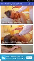 Total Body Massage Videos captura de pantalla 2