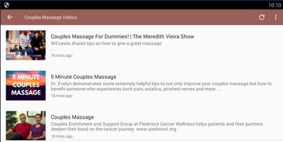 Couples Massage Videos imagem de tela 1