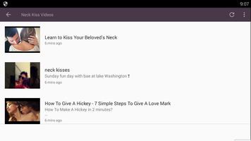 1 Schermata Neck Kiss Videos
