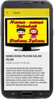 NAMA-NAMA PILIHAN DALAM ISLAM captura de pantalla 1