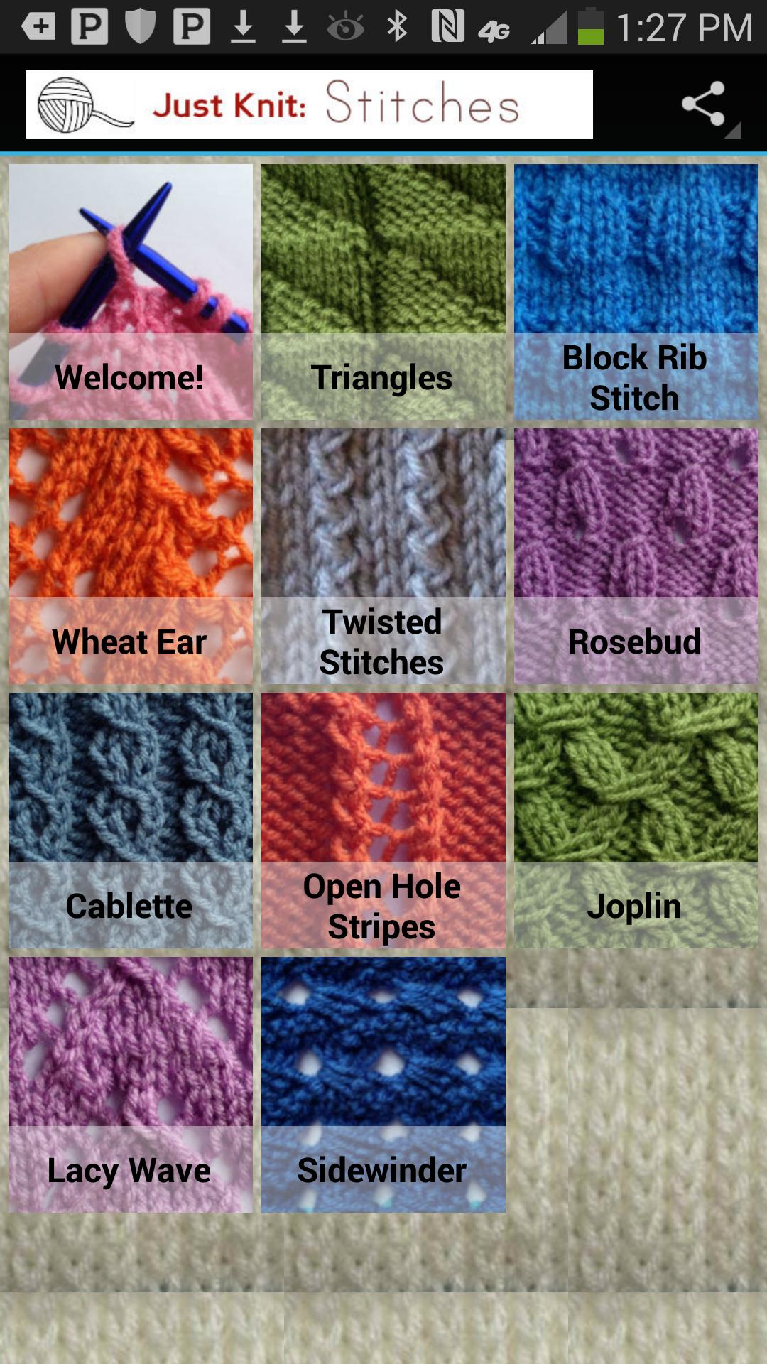 Just Knit Stitches Free For Android Apk Download