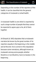 2 Schermata Rules of Hadeeth Criticism