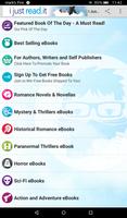 I Just Read It - Free eBooks Affiche