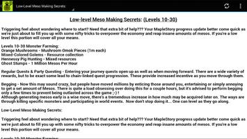 Money Guide for MapleStory imagem de tela 3