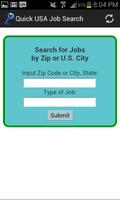 Quick Job Search USA Plakat