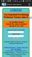 Science Jobs Search 2.0 plakat